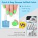 Nail Polish Remover - Fast Gel Polish Remover with Cuticle Pusher & Scraper | No Foil Needed Removes in 2-5 Minutes - International Shipping Available - Buy Online on GoSupps.com