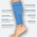 Zensah Calf/Shin Compression Sleeve - USA Made Single Leg Support for Shin Splint Relief | Small-Medium Black Compression Sleeve for Running & Recovery - Buy Online on GoSupps.com