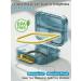 Buy Travel Pill Organizer - Small 7 Compartment Waterproof Pocket Pill Case for Purse | Airtight & Moistureproof (Blue) - International Shipping Available - Buy Online on GoSupps.com