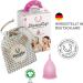 Divine Cup Menstrual Cup Size L - Soft Reusable Medical Silicone - 100% Made in Germany - Available in 4 Colors - Clinically Tested - Buy Now! - Buy Online on GoSupps.com