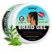 16 OZ Braiding Gel Good for Twist Locs Braids Edge No Flake Extra Hold High Shine Braid Gel & Edge Control Loc Gel Long Lasting for Locks Cornrows Smooths & Tames Frizz (Tea Tree) braid gel-16oz- Tea Tree