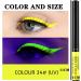 HISUNBEN Matte Liquid Eyeliner Neon Rainbow Colorful Eyeliner Pencil Waterproof Long Lasting Smudgeproof Eye Liners Makeup Gift For Women UV Yellow - Buy Online on GoSupps.com