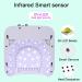 72W Cordless LED Nail Lamp - Rechargeable UV Gel Nail Dryer with 4 Timer Settings | Portable Nail Art Tools for Home & Salon - Buy Online on GoSupps.com