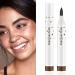 Gocohhi freckles pen natural lifelike fake freckled make-up pen durable waterproof neutral light freckle make-up tools (dark brown)