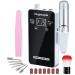 Professional Nail Drill Set for Acrylic Nails, 30000rpm Electric Nail Efile Drill Machine Kit, Acrylic Polygel Manicure Pedicure Tools with Nail Drill Bits for Beginners and Salon Use ,Black