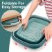 Udefineit Large Collapsible Foot Bath Soak Tub | 15L/4 Gallons Portable Feet Spa Basin with Massage Acupoint | Pedicure Foot Soak Bucket for Home Spa Treatment - Buy Online on GoSupps.com