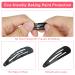 80Pcs Non-Slip Metal Hair Barrettes for Women & Kids - Baking Paint Protection Snap Hair Clips in Black - Buy Online on GoSupps.com