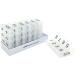 Buy e-Pill 8x Daily Large Weekly Pill Organizer | Clear Vitamin & Medicine Storage | International Shipping Available - Buy Online on GoSupps.com