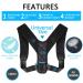 Back Posture Corrector for Men & Women - Adjustable Clavicle Brace with Powerful Magic Stickers for Neck Back & Shoulder Pain Relief - Buy Online on GoSupps.com