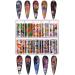Kalolary 20 Rolls Nail Foil & Glue - Holographic Starry Sky Stars Transfer Stickers for DIY Nail Art Decoration - Buy Online on GoSupps.com
