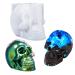 LET'S RESIN Silicone Skull Molds, 3D Large Skull Shape Molds for Epoxy Resin, Skeleton Skull Decor Epoxy Resin Mold for Candle Making, Home Decor, Outdoor, Resin Casting Art Crafts