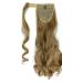 Buy Affordable Light Ash Brown & Bleach Blonde Ponytail Clip-In Hair Extension - Wavy 17 (43cm) - International Shipping Available - Buy Online on GoSupps.com