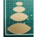 Orange Peel and Leaf Quilting Template Set - 4 Piece with 1/4 Seam Allowance - Buy Online on GoSupps.com