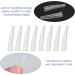 Ultechnovo 100 Silicone Tweezers Covers - Anti-Dust Slipproof Replacement Caps for Nail Tongs & Pliers | Transparent | International Shipping - Buy Online on GoSupps.com