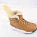 Knixmax Sheepskin Insoles for Men & Women - Non Slip Cushioned Winter Shoe Inserts - 1 Pair, Beige - Size 8 US/EU 41 - Buy Online on GoSupps.com