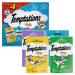 TEMPTATIONS Classic Crunchy and Soft Cat Treats Feline Favorite Variety Pack (4) 3 oz. Pouches