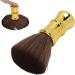 Mini Hair Brush Barber Neck Duster Brush Soft Hair Electroplating Process Barber Brush Neck Duster Hairdressing Tool Suitable for Home Hair Salon Golden - Buy Online on GoSupps.com
