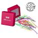 HAARallerliebst Bobby Pins - 40 Neon Hair Clips (5 cm) in Pink Storage Box | International Shipping - Buy Online on GoSupps.com