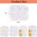 Round Imitation Pearl Nail Charms - 2 Boxes, 6 Grids - Nail Art Decorations for DIY 3D Nail Design - Buy Online on GoSupps.com