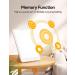 MediAcous UV-Free 10000Lux Light Therapy Lamp | 4 Brightness Levels | Color Temperature | Happy Mood Light with Timer & Memory Function - Buy Online on GoSupps.com