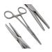 Dog Pet Ear / Nose Hair Puller Grooming Hemostat Locking Forceps Pliers, 5.5" (14cm), Straight Silver