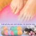Organic Foot Bath Bombs 12 Pack - Rich Essential Oils for Dry, Cracked Feet - Foot Soak with Bath Salt for Athletes Foot & Stubborn Odor - Tired Feet Relief - Buy Online on GoSupps.com
