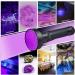UV Flashlight 100 LEDs UV Light Torch Lamp 395nm Ultraviolet Blacklight with Protective Gogggles for Pet Dog Cat Stains Inspection Currency Bed Bug Detector for Dog/Cat Scorpions Hunting - Buy Online on GoSupps.com