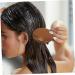 Foytoki Wooden Comb for Curly Hair - Degenerate Ridge Scalp Massager 12x8.3cm - Ideal for Hair and Scalp Health - Buy Online on GoSupps.com