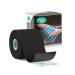 VetkinTape Canine & Equine Kinesiology Tape | Veterinary Medical Tape | Vet Wrap for Joint Support & Pet Care | Self Adhesive Bandage Wrap | Black Tape | 2.4in | (Pack of 1)