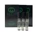 Gucci Guilty ESSENCE Sample Perfume Men EDT Spray Pour Homme MINI SMALL Travel Size 1.5 ML / 0.05 (0693) - set of 3 - Buy Online on GoSupps.com