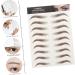FOMIYES 18 Sheets Waterproof Eyebrow Stickers Makeup Stickers Imitation Eyebrow Temporary Brow Tattoos Miss - Buy Online on GoSupps.com