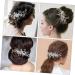 DOITOOL Wedding Hair Accessories Tiara Hair Clip Hair Barrettes Hair Pin Wedding Bride Headpiece Girl Headpieces for Wedding Rhinestone Clips for Hair Comb Women's Rhinestones Zinc Alloy - Buy Online on GoSupps.com