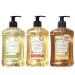 A La Maison de Provence Liquid Hand Soap | Rosemary Mint, Honeysuckle & White Tea Scent | French Milled Moisturizing Natural Hand Soap | in 16.9 oz. Pump Bottles