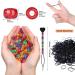 1602pcs Hair Braids Kit: Glitter Pony Beads, Elastic Bands, Quick Beaders - Glitter-Pink - Buy Online on GoSupps.com