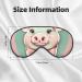 Cute Long Ear Pig Soft Sleep Eye Mask | Breathable Female Eye Patch for Travel & Relaxation - Buy Online on GoSupps.com