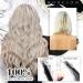 Moresoo Microring Extensions | Real Remy Hair | 35 cm White Blonde #60A | Seamless Invisible Microlink Hair Extensions 1g/s 50g - Buy Online on GoSupps.com
