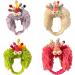 amangul Funny Colorful Hair Bands Photo Booth Props Cartoon Headband Party Headpiece Colorful Spring Headband for Washing Face(Purple) - Buy Online on GoSupps.com
