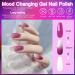 ORCHID FOX Color Changing Gel Nail Polish Set - Luminous Glow In The Dark & Mood Temperature Changing UV Gel Polish - 6 Colors Holiday Manicure Set - Buy Online on GoSupps.com