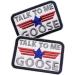 Top Gun 'Talk to Me Goose' Embroidered Patch - White | for Jackets, Jeans, Clothes & Bags - Buy Online on GoSupps.com