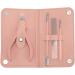 Manicure Tool Set Stainless Nail Clippers Safe for Travel (Pink) - Buy Online on GoSupps.com