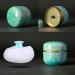 Topwon Talc-Free Body Powder Container with Puff- Green | Dusting Loose Powder Case for Baby and Women | Home and Travel Friendly - Buy Online on GoSupps.com