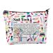 BNQL Nail Tech Makeup Cosmetic Bag Nail Tech Gifts for Women Girls Nail Technician Gifts Nail Artist Gift for Nail Manicurist (nail tech cosmetic bag)