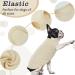 Hjumarayan Beige Dog Jumper Medium - Knitted Striped Sweater for French Bulldog, Corgi, Dackel - Soft Stretchy Dog Tshirt - Size M - Buy Online on GoSupps.com