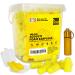 200Pcs Soft Foam Ear Plugs Sound Blocking Earplugs Slow Rebound Disposable Ear Plugs for Sleeping Noise Cancelling Snoring Shooting Study Construction-Site Travel (Yellow)