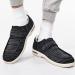 Men's Wide Width Walking Shoes with Adjustable Closure Diabetic Shoes Edema Sneakers Lightweight Diabetic Slippers for Edema Plantar Fasciitis Bunions Arthritis Swollen Feet Black gray 4