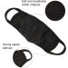 Adult Face Mask Reusable Washable Breathable Unisex Protective Comfortable Cloth - 3 Masks Black - Buy Online on GoSupps.com