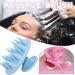 Scalp Massage Brush - Wet & Dry Hair Washing & Head Massage | Silicone Hair Care Tool for Dandruff Relief & Growth | Light Blue - Buy Online on GoSupps.com