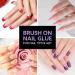 Extra Strong Brush On Nail Glue for Press On Nails - Waterproof & Long Lasting - Professional Nail Bond 8ml - Buy Online on GoSupps.com