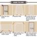 38 x 83 Cat Resistant Door Screen with Zipper - Pet Door Mesh Screen for Cat Safety - Hook and Loop Tape Included - Buy Online on GoSupps.com