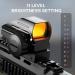 EZshoot Reflex Sight | 4 Reticle Red Dot Scope with 20mm Rail Mount - Buy Online on GoSupps.com
